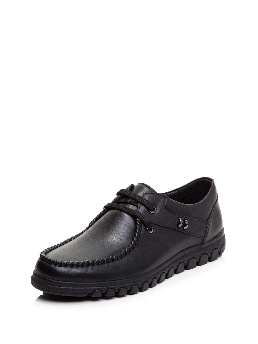 TRANOI 黑色金属点缀系带休闲鞋