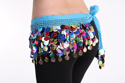 Шифоновый ремень, костюм, комплект, медный аксессуар, Индия