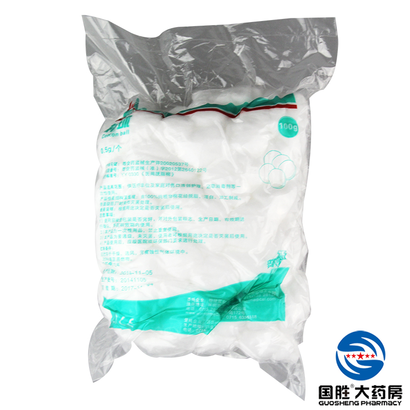 稳健 棉球 100g