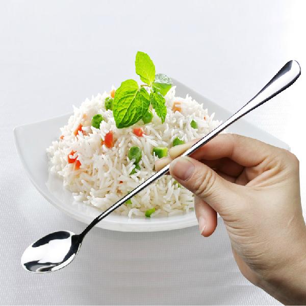 Delicate Stainless Steel Stirring Spoon Milk Spoon Special Long Shaved Ice Spoon Ice Spoon Long Handle Coffee Spoon Full Amount