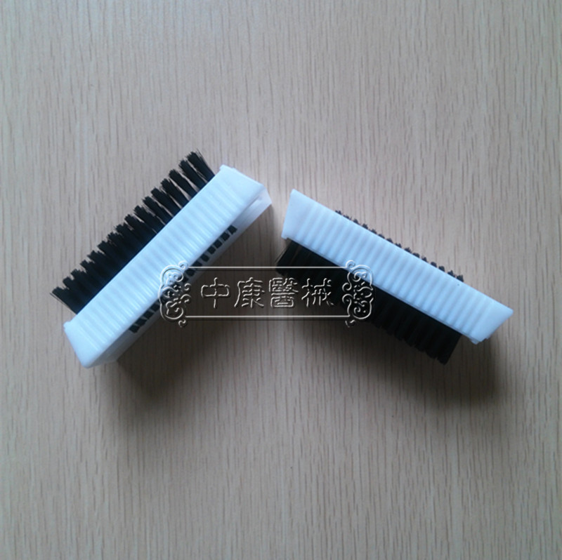 医用洗手刷指甲缝清洁刷子双面软毛防滑耐高温消毒手术室刷手毛刷
