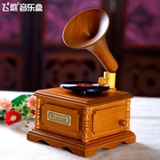 máy nghe nhạc bằng đĩa than	 Hộp nhạc ghi âm retro ghi âm cổ điển máy nghe nhạc hộp quà sinh nhật sáng tạo cho bé trai và bé gái bạn gái - Máy hát 	máy nghe nhạc đĩa than giá rẻ