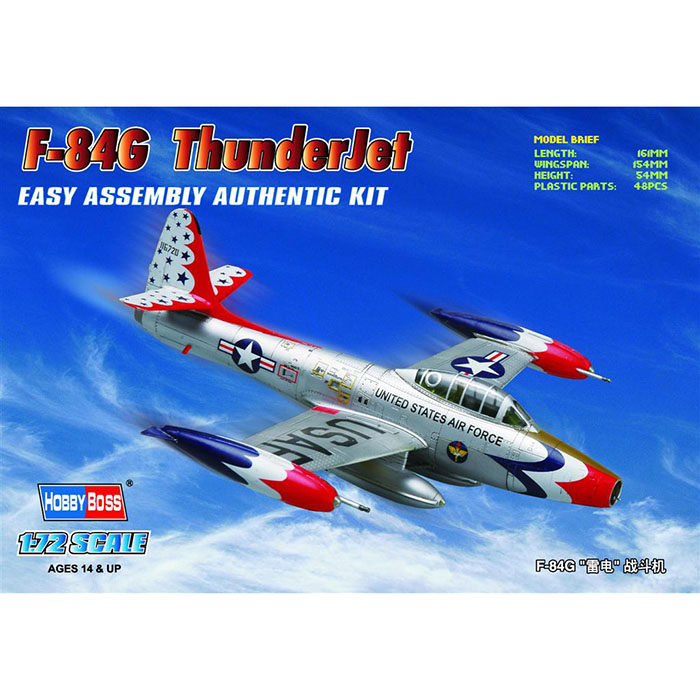 HobbyBoss small number hand aircraft model 1:72 US F-84G fighter jets 80247