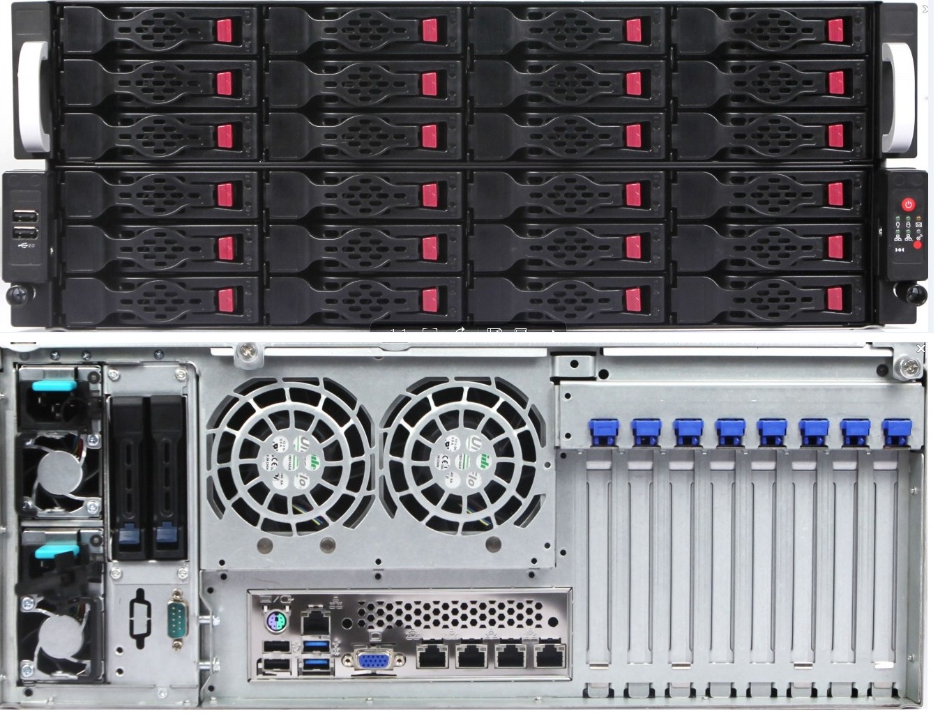 Tuop 24 disc Disk Array NAS Disk Array ISCSI Disk Array Video Surveillance Storage-Taobao