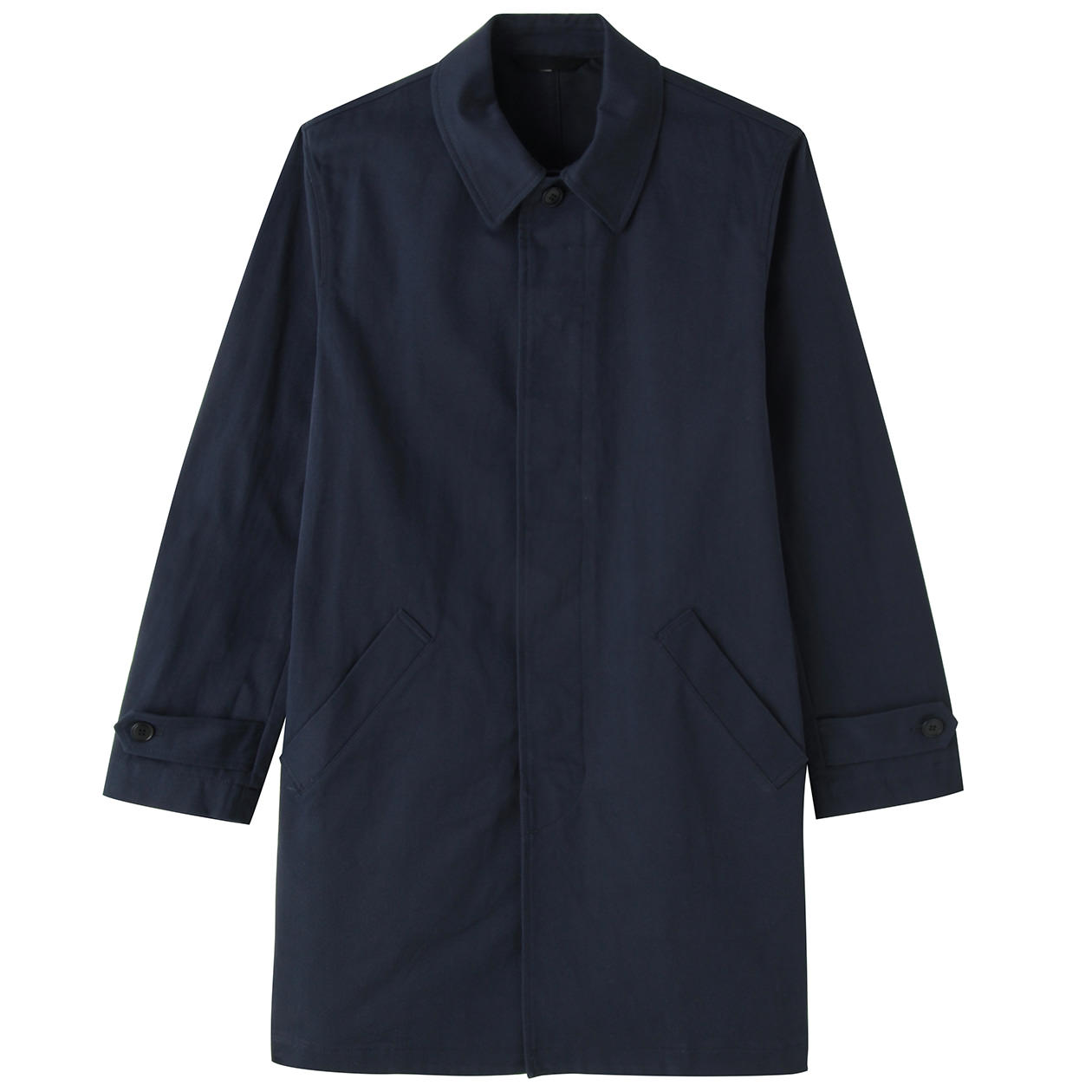 无印良品 MUJI 男式   棉斜纹大衣