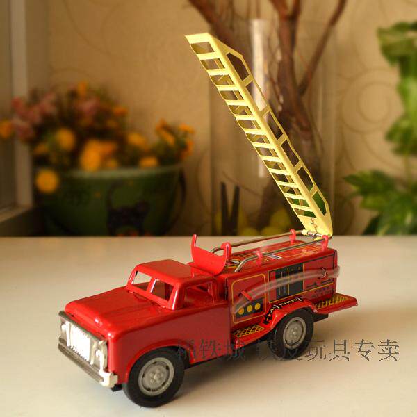 Rare iron iron toys national cargo classic memory of nostalgia birthday giftProceedInertain old-fashioned fire truck