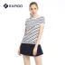 RAPIDO Hàn Quốc Samsung Summer Women Sọc Slim Thể thao Áo sơ mi cộc tay giản dị CP7342P04 - Áo polo thể thao Áo polo thể thao