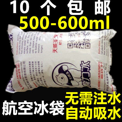 1 grid plus size 500gml biological aviation ice bag fruit food seafood preservation refrigerated dry ice bag