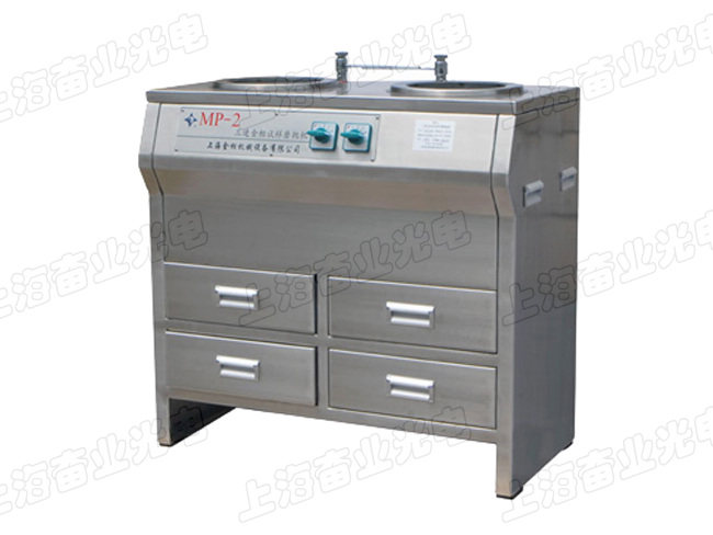 MP-2 type double disc three-speed gold phase sample grinding and throwing machine double disc cabinet type three-speed grinding and polishing machine waterproof motor