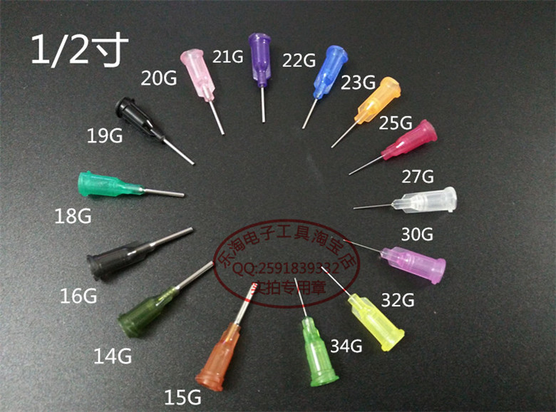 100 packaging points glue needle plastic base screw mouth stainless steel needle slapped glue needle precision dispensing needle