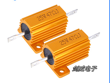 RX24 metal gold aluminum shell resistance 25W0 1R 22R 0 0 0 33R 5R 68R 7R 7R 0 0 0 8R  8R