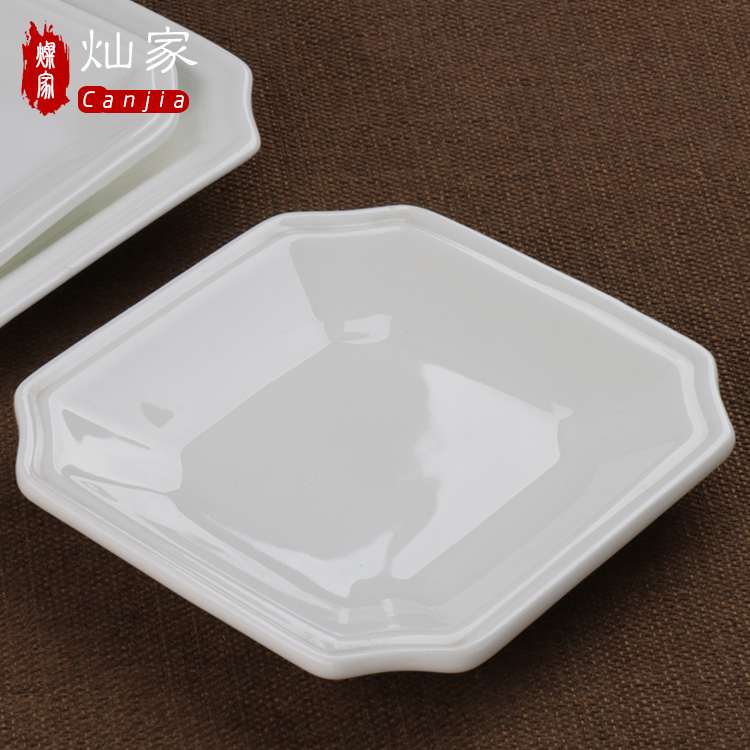 Can is pure White House of lead - free ceramics tapas dishes tableware serving dessert cake fruit dish plates