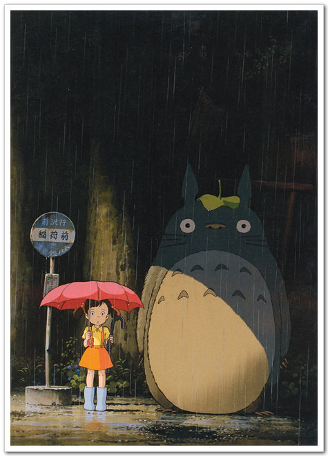 Totoro Hayao Miyazaki animated film poster art film decorative painting 3 original license