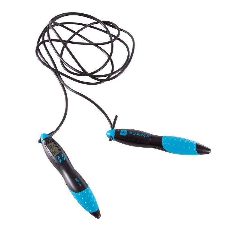 迪卡侬 计数跳绳 心肺训练可调长度PVC跳绳 DOMYOS EQ