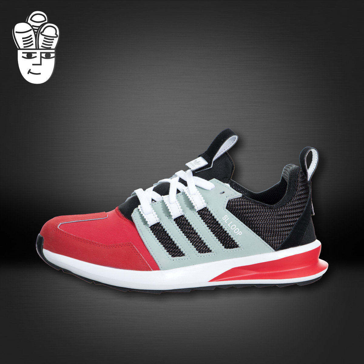 阿迪达斯Adidas SL Loop Runner三叶草男子低帮跑鞋 运动休闲鞋