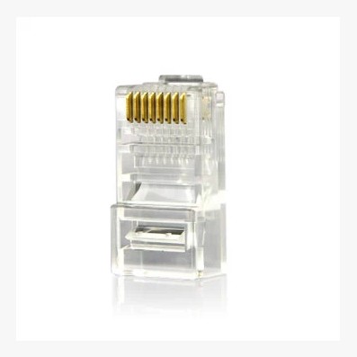 8P8C gold-plated network cable crystal head super five 8-core network cable head network crystal head 8P8C crystal head