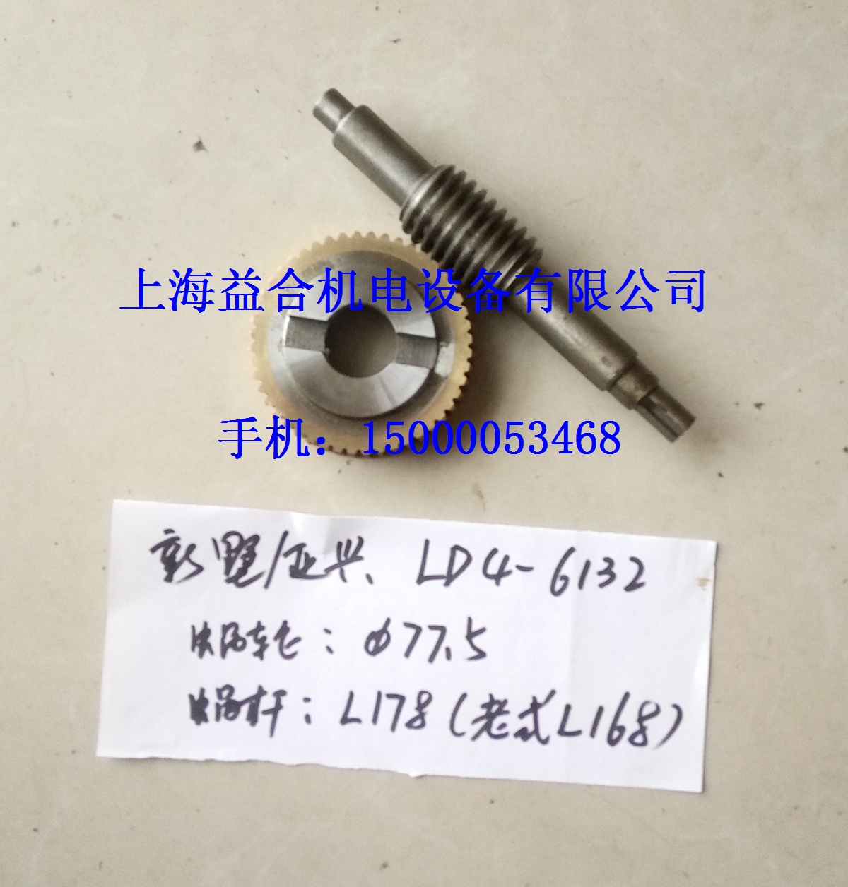 Changzhou New villa Yaxing LD4-6132 Numerical control tool holder turbine Worm Rod New Villa 6132 Tool Holder Turbine Worm