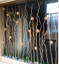 Special promotion Dry Branch flower dragon sang long branch shopping mall placed in the porch partition window floor living room decoration