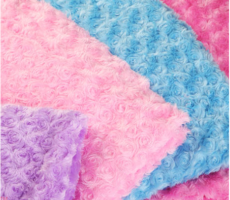 New rose European and American style large single children's photography photo studio blanket plush small rose blanket