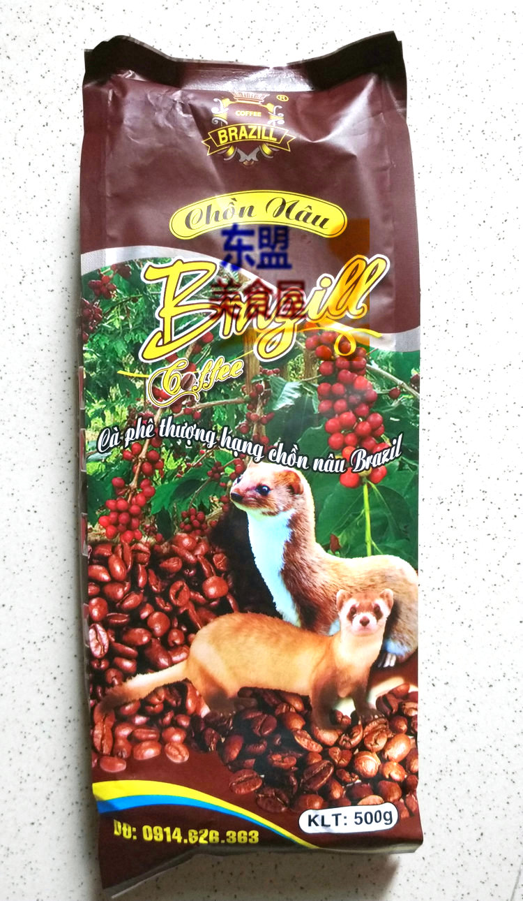 Brazil chon nau coffee powder 500g ca phe chon Vietnam needs drip pot black coffee