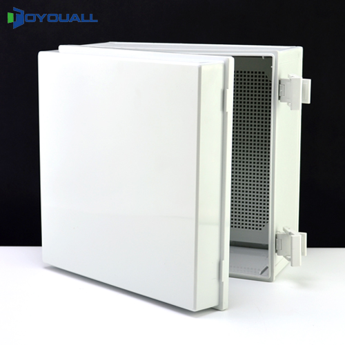 UKA ABS plastic sealing box 300*300*180 square buckle waterproof box Cable wiring box