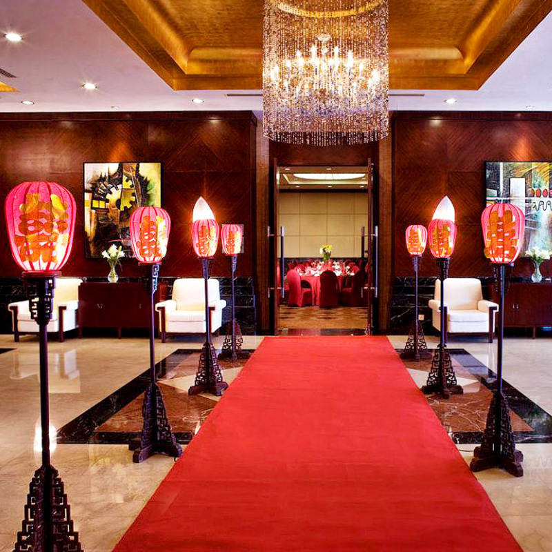 Red Carpet Opening Ceremony Thickened Carpet Wedding exhibition Opening to exhibition Stage Stage Carpet Wedding Big Red Carpet