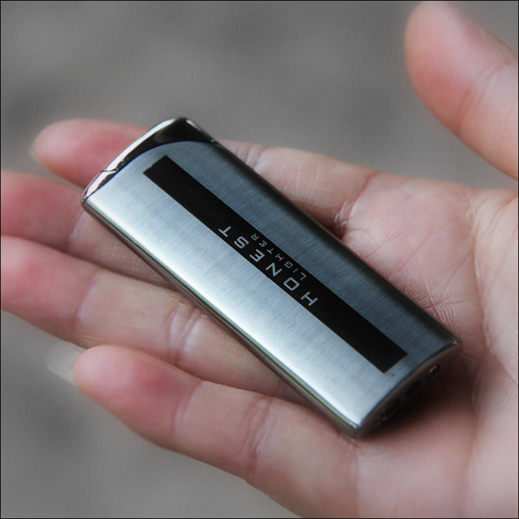 100 Honest Ultra Slim Lighter Metal Ultra-thin Windproof Inflatable Men's Lighter Personality Creative Lady Lighter
