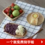 Tấm gỗ sáng tạo tấm bánh snack tấm Nhật Bản tấm hình bầu dục tấm gỗ tròn khay trà gỗ giá rẻ