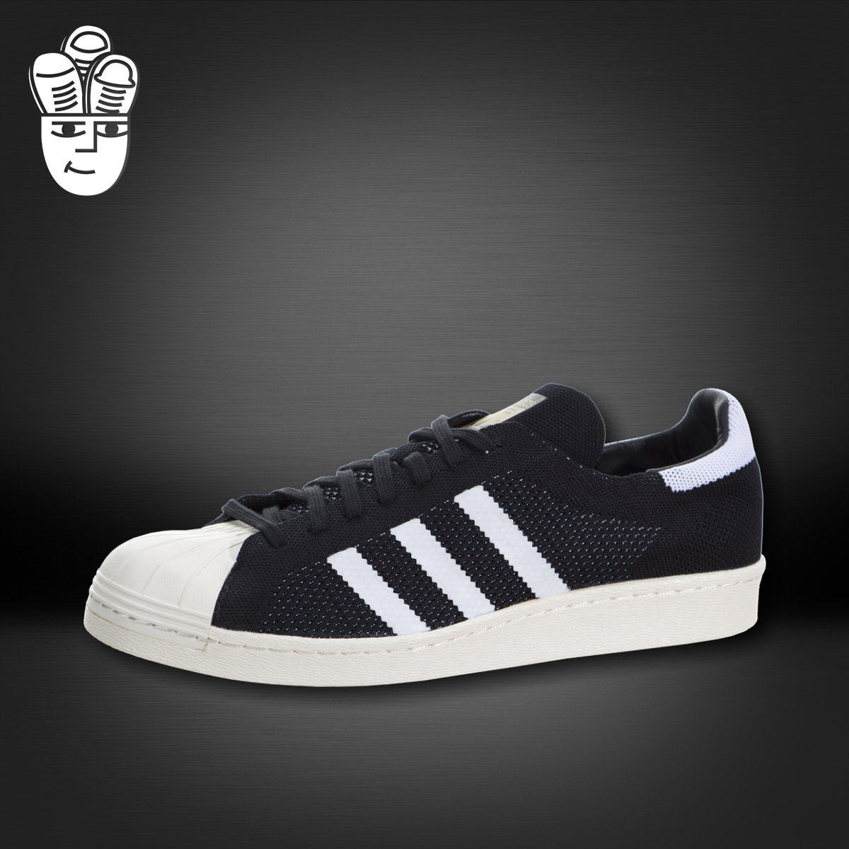 阿迪达斯Adidas Superstar三叶草男子复古板鞋 经典贝壳头 s82780