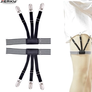 Áo sơ mi nam sọc mới garter chống trượt clip chống nhăn phụ nữ