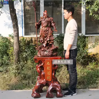 Kowloon Guan Gong decoration Guan Yu Guan Er Ye Wu God of Wealth statue landing lucky town house opening gift housewarming craft gift decoration