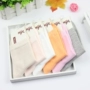 5 đôi vớ, vớ nữ, vớ cotton, khử mùi, mồ hôi, thoải mái, thoáng khí, không xương, trắng tinh, vớ cotton nữ tất nike cao cổ