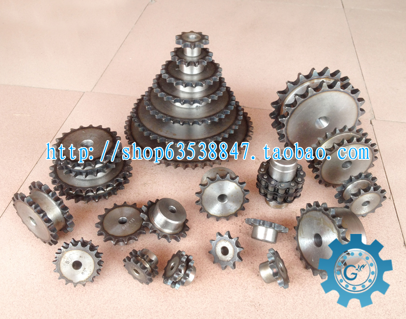 Sprocket 4 points 14 teeth (08B14T)tooth table wheel for 4 points chain pitch 12 7 08B sprocket