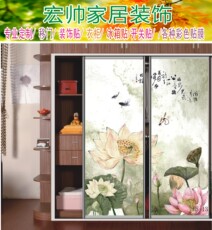 Наклейки на шкаф На заказ матовое