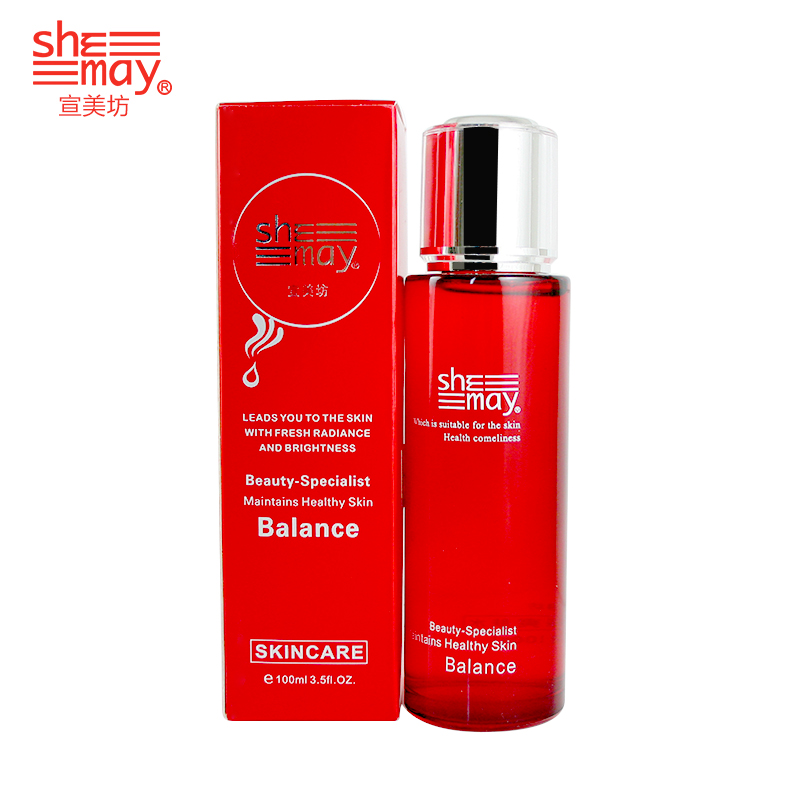 宣美坊净白焕采爽肤水100ml 嫩白补水保湿 专柜正品