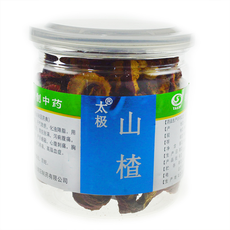 太极 山楂罐装100g 特级山楂干 健胃消食