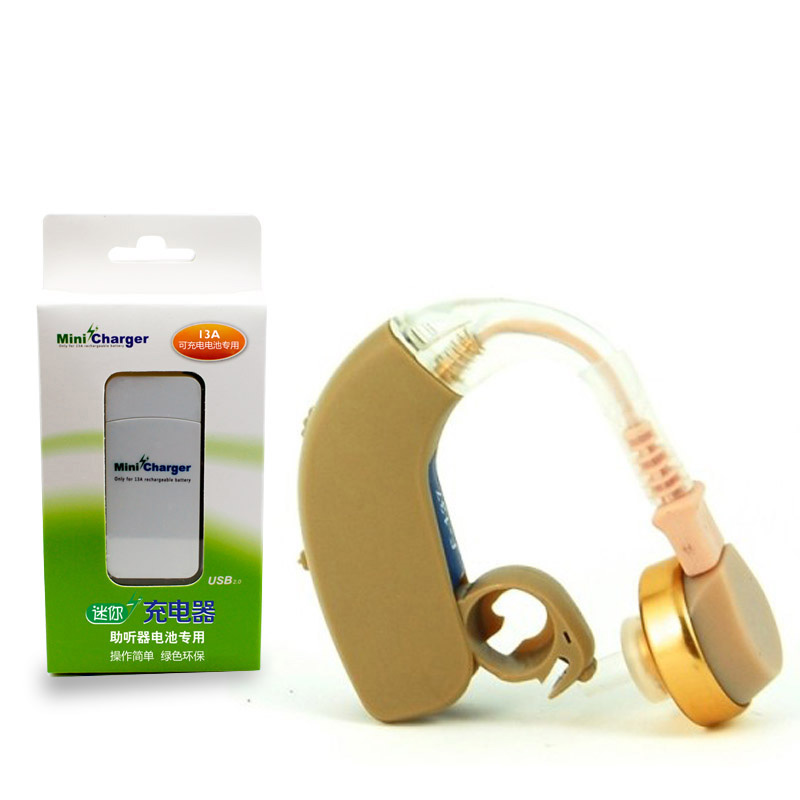 新声乐听VIVO106 USB 无线充电助听器 老人机耳聋耳背式助听机XM