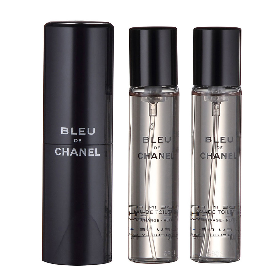 Chanel香奈儿Bleu蔚蓝男士淡香水EDT20ml*3便携套装