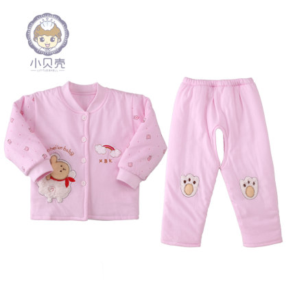 小贝壳 宝宝棉衣秋冬款婴儿棉衣棉袄新生儿外