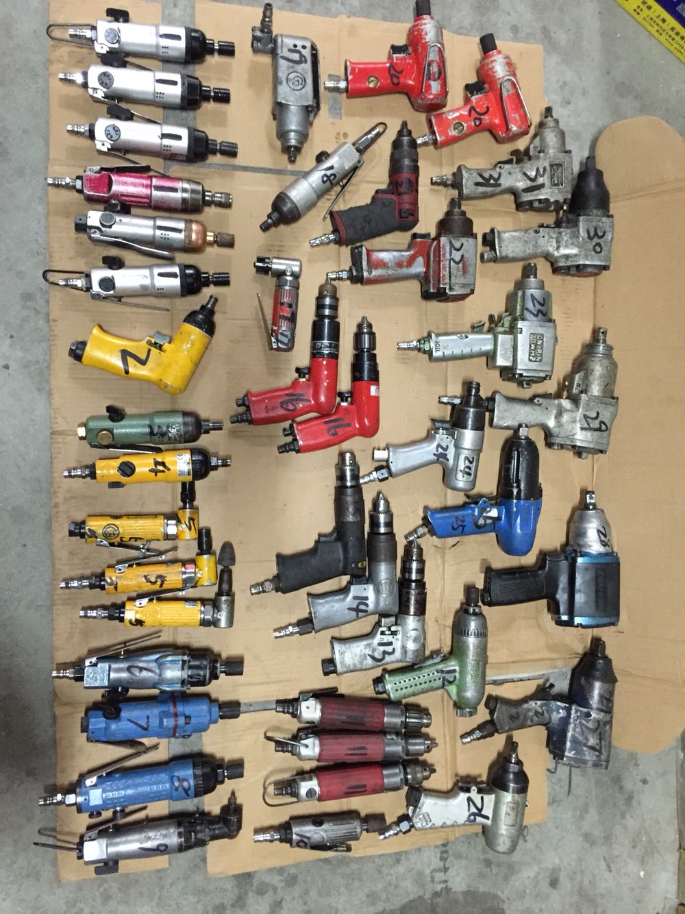 Second-hand pneumatic tools are sold without refund, all of them can work normally, I will send you a video if you need to watch it