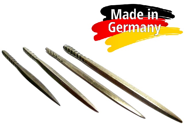 Germany S U (BS-Awls) handmade leather awl (for piercing holes) sharp diamond cone olive cone