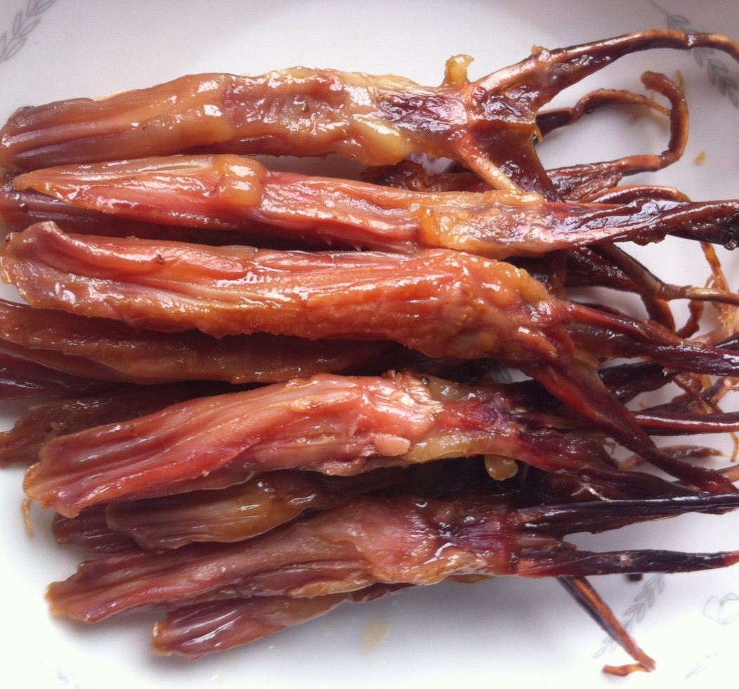 Wenzhou Teo Produce Handborn Duck Tongue Large Strips Bulk Jam Duck Tongue Warm State Duck Tongue 500 gr Laduck Tongue