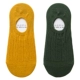 Vớ nam Vớ cotton Khử mùi mồ hôi Nông cạn Vô hình Trợ giúp Thấp Màu rắn Mùa xuân và Thu thủy triều Silicone Không trơn Quần nam tất dày thu đông Vớ mắt cá chân