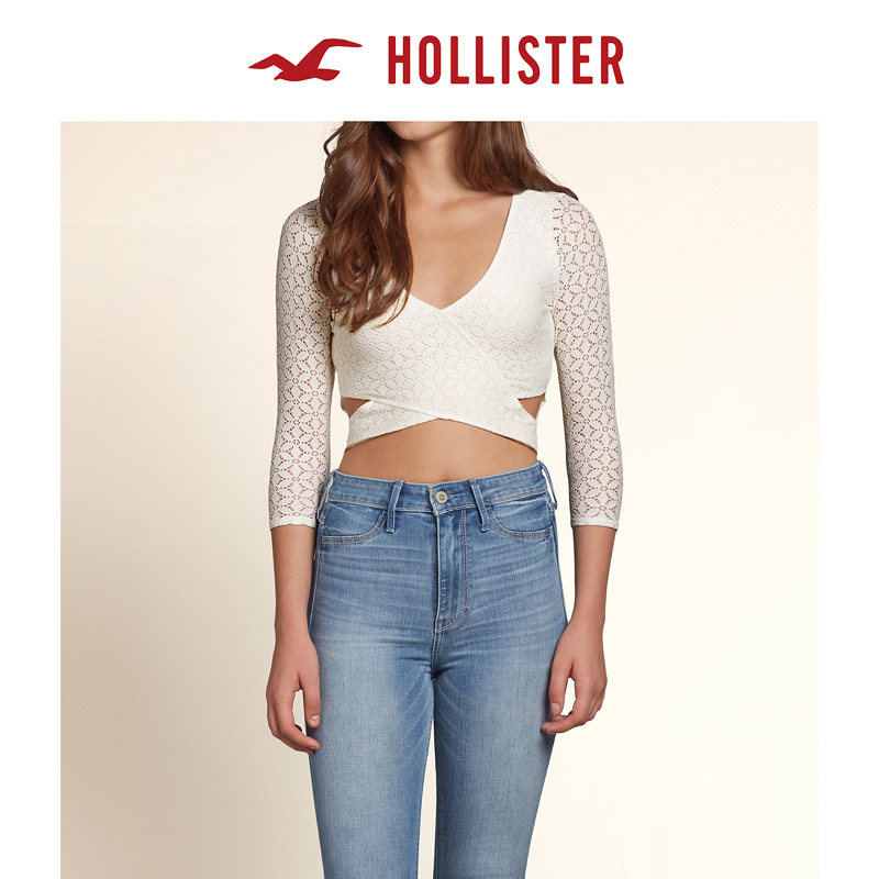 Hollister 纤身短款上衣 女 87524
