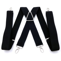 3 5cm wide cross X-shaped four hook buckle lock elastic strap clip Extended hook hook hook buckle suspender shoulder strap