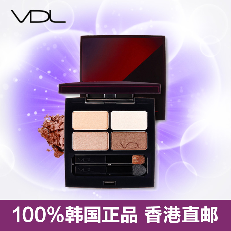 韩国VDL 四色眼影盒 6g 高品质色泽 时尚色彩