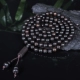 Xuantong Seiko gỗ đàn hương tím 108 vòng đeo tay bằng gỗ phổ biến hạt chuỗi hạt vòng tay nam và nữ - Vòng đeo tay Clasp