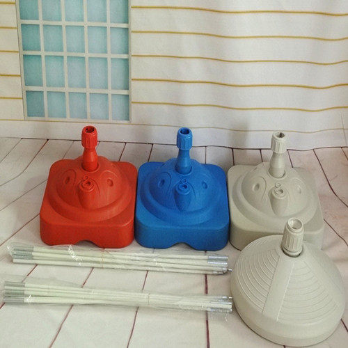 The base of plastic base of the 3 meters chess pole plastic base parachute fishing umbrella beach umbrella injection base