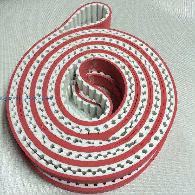 Mechanical equipment glass single double edger plus red glue PU synchronous belt AT10 20 H type industrial transmission belt