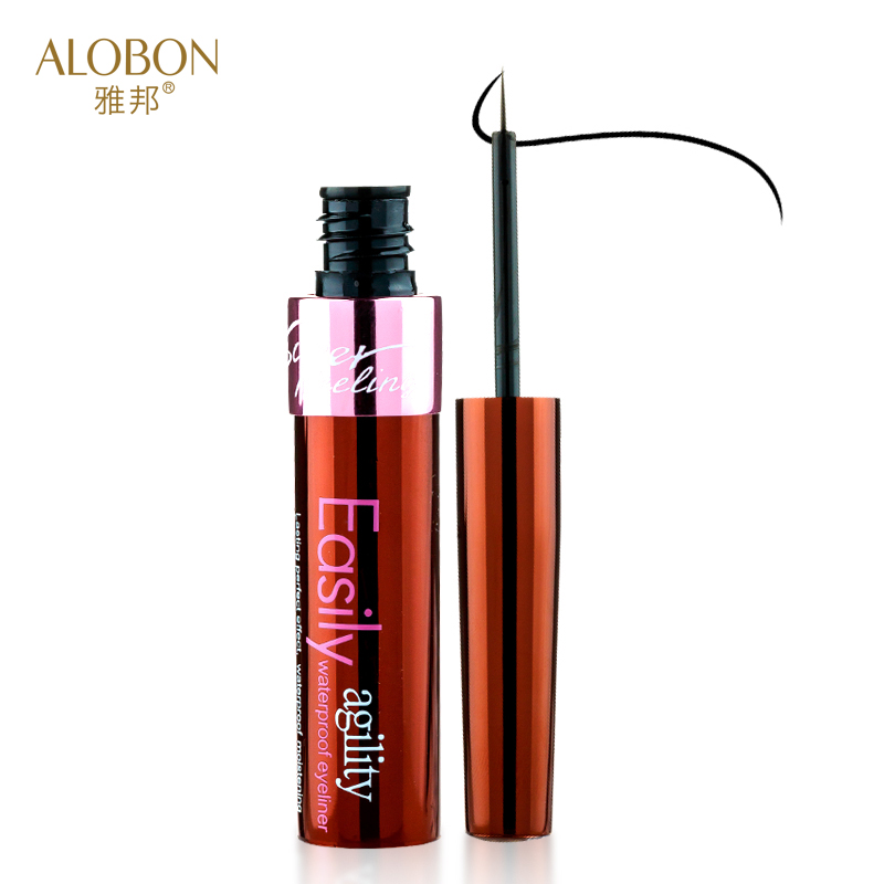 ALOBON/雅邦持久防水柔滑眼线液6ml 不晕染细软头眼线笔正品眼妆